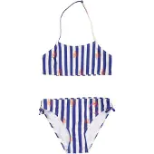 ONLY GIRLS Bikini 'KOGHOLIDAY' beige / mörkblå / orange