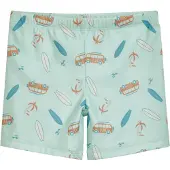 Playshoes Badshorts azur / brun / mint / off-white