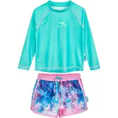 Playshoes UV-skydd marinblå / turkos / rosa