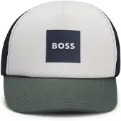BOSS Kids' cap in cotton twill with mesh back