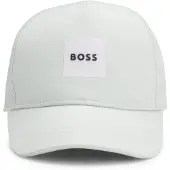 BOSS Kids' cap in twill with logo print