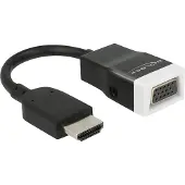 DeLOCK 65587 HDMI / VGA Adapter [1x HDMI hane - 1x D-SUB hona 15-pol] Svart, Vit 0 mm