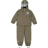 Viking Footwear Kids' Jolly Print Rainset Olive