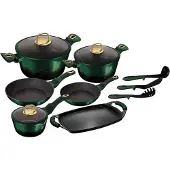 Berlinger Haus A set of pots METALLIC EMERALD LINE BH-6066 Induction