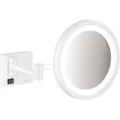 Hansgrohe Sminkspegel AddStoris m/ljus och rund sockel