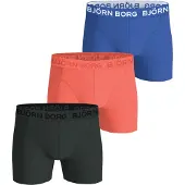 Björn Borg Cotton Stretch Boxers 3-pack Blå, S