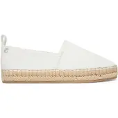Calvin Klein Tessa Canvas Emblem Logo Espadrilles