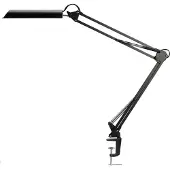 Unilux Swingo - Skrivbordslampa - LED - 9 W - klass D - 3000 K - svart