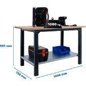 Simonwork (bancos De Trabajo) Bt6 Pro Arbetsbänk 865x1800x750 Mm