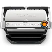 Tefal OptiGrill+ GC718D10 - Grill - elektrisk - 600 cm2 - stål/svart