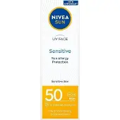 Nivea Sun Sensitive ansiktskräm för känslig hud SPF50, 50 ml