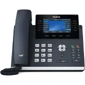 Yealink SIP-T46U - VoIP-telefon med nummerpresentation - 3-riktad samtalsförmåg - SIP, SIP v2 - 16 rader - klassiskt grå