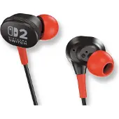 PowerA Wired Earbuds for Nintendo Switch 2- Black