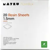 Mayku Resin Sheets (ldpe Sheets) 20 Pack Of 1.5mm Ldpe Plastskivor