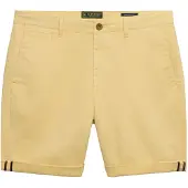 Superdry för män. M7110486A Premium Regular Regular Shorts Chino gul (32), Casual, Bomull