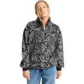 Billabong Time Off Fleece Half-Zip Fleecetröja black pebble, S