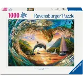 Ravensburger Delfinens Hjärtats Språng 1000p (12001711) Pussel