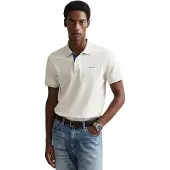 Gant Reg Contrast Rugger Kortärmad Polotröja