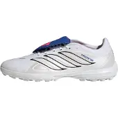 Adidas Predator League Fold-over Tongue TF Icon Takeover - Vit/Silver/Royal Blå - Turf (TF), storlek 44