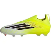 Adidas F50 Elite Laceless Fg Born For Goals - Gul/svart/lucid Red Barn - Gräs (Fg), storlek 28
