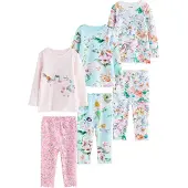 Next Pyjamas 'Snuggle' ljusblå / grön / rosa / vit