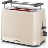 Bosch MyMoment TAT3M127 - Brödrost - 2 skiva - 2 Kortplatser - kräm