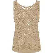 Imily Bela Broderad topp khaki