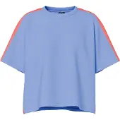 Pieces Sweatshirt 'PCCHILLI' himmelsblå / korall