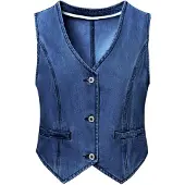 Imily Bela Väst blå denim