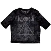 Ginza.se Behemoth: Ladies Crop Top/Furor Divinus (Black) (Mesh) (X-Small)