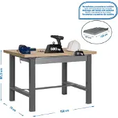 Simonwork (bancos De Trabajo) Bt6 Box Arbetsbänk 865x1500x750 Mm
