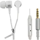 Esperanza Earphones ZIPPER with microphone white