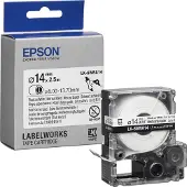 Epson LK-6WBA14 | svart text - vit tejp | 14mm (original)