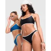 Unlike Humans Scoop Bikini Bottoms, svart
