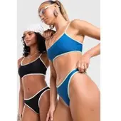Unlike Humans Scoop Bikini Bottoms, blå