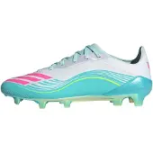 Adidas F50 Messi Elite Fg Aurora Radiante - Vit/lucid Pink/flash Aqua - Gräs (Fg), storlek 48