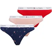 Tommy Hilfiger Uw0uw05530 Tanga 3 Enheter