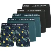 Jack & Jones Boxershorts 'JACJAKE' marinblå / marinblå / gul / svart