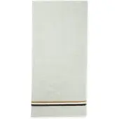BOSS Cotton hand towel with signature stripe