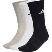 Adidas Sportsockor 'Ess' beigemelerad / mörkgrå / svart / vit