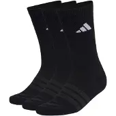 Adidas Strumpor Cushioned Sportswear Crew 3-pack - Svart, storlek 43-45