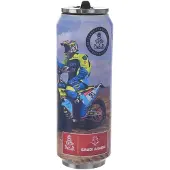SuperMerchantEU Orion Vakuumisolerad Termosmugg i Rostfritt Stål, Burkformad, med Dakar Rally-motiv, 700 ml