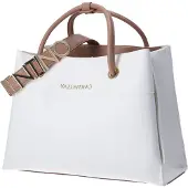 Valentino Handväska 'Alexia' beige / vit