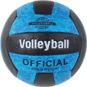 Leantoys volleyboll blå-svart str. 5 färgstark (17087)