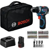 Bosch Gsr 12v-32 + 2 Bat 2.0+ 36 Ac+ Mal Lona Elektrisk Skruvmejsel