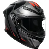 AGV K6 S Karve Integralhjälm Matt/Svart/Grå/Röd XL Unisex sort