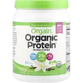 Orgain , Ekologisk Protein Powder, Plant Based, Vanilla Bön, 1,02 lbs (462) g