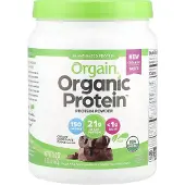 Orgain , Ekologisk Protein, Plantbaserad, Kremig chokladfudge, 1,02 pund (462 g)
