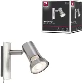 Paulmann Teja 66698 Väggstrålkastare GU10 10 W LED Nickel (satinerat)