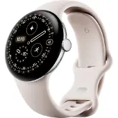 Google Pixel Watch 4 45mm Silver (Beige Rem)